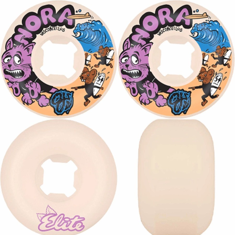 Skate * | Oj Wheels Nora Surfs Up 2 Elite Ez Edge 101A Skateboard Wheels Assorted