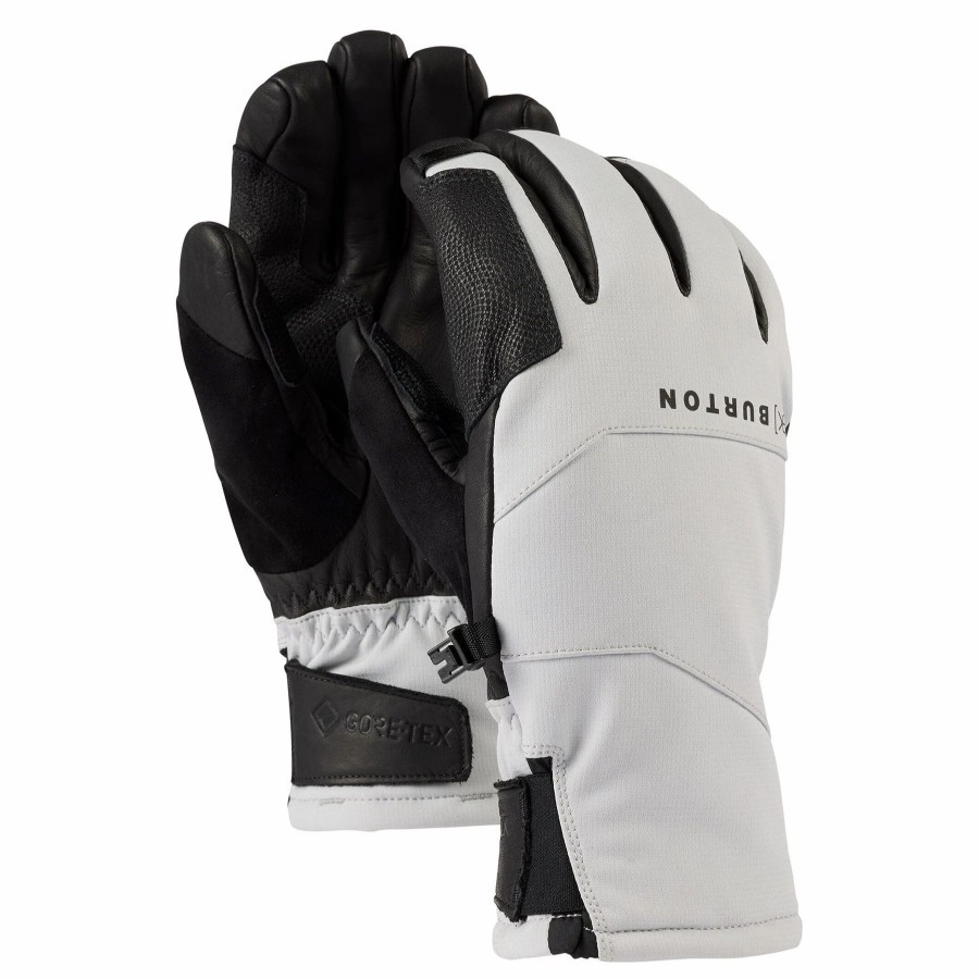 Gloves & Mitts * | Burton Mens Ak Gore-Tex Clutch Glove 2023 Gray Cloud