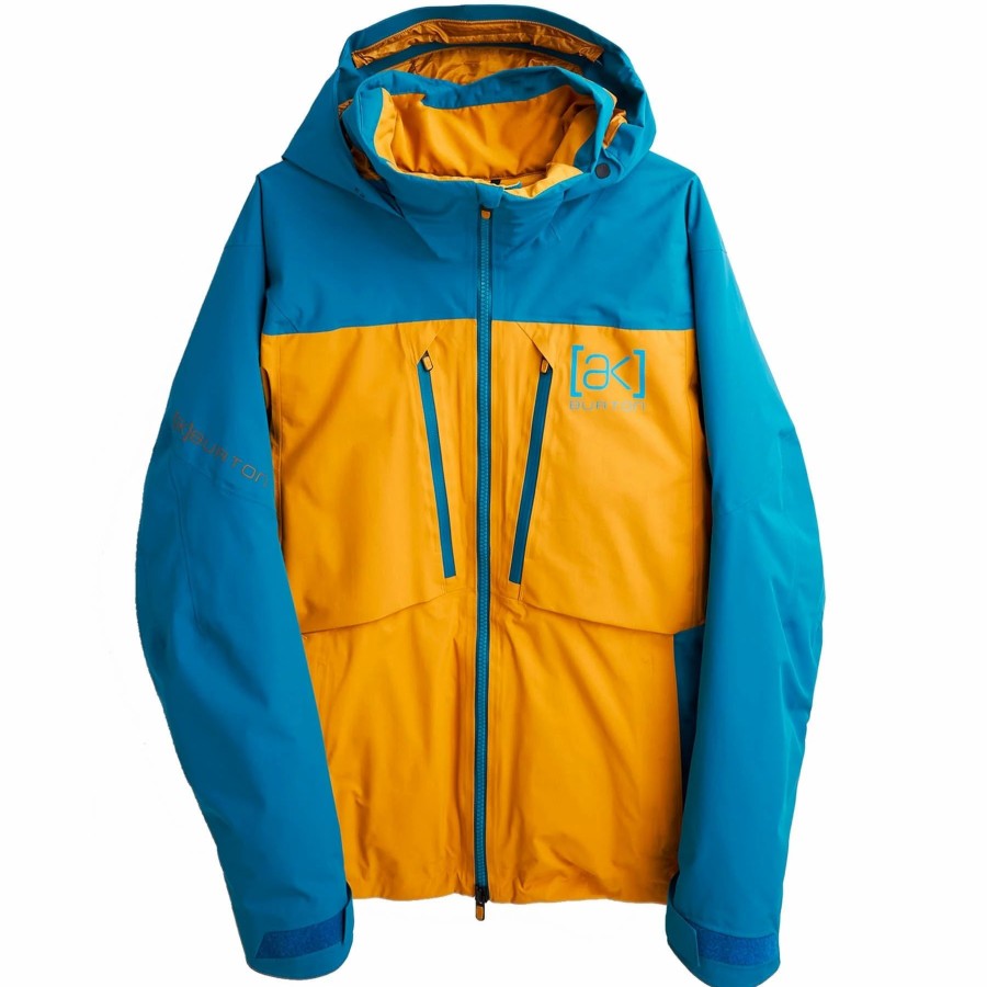 Jackets * | Burton Mens Ak Gore-Tex Lz Down Jacket 2022 Celestial Blue/Wood Thrush