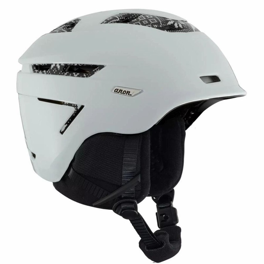 Helmets * | Anon Omega 2018 Apres White