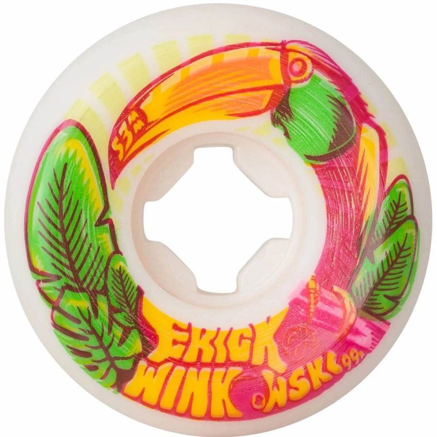 Skate * | Oj Wheels 53Mm Winkowski Tropics Elite White Mini Combo 99A Skateboard Wheels