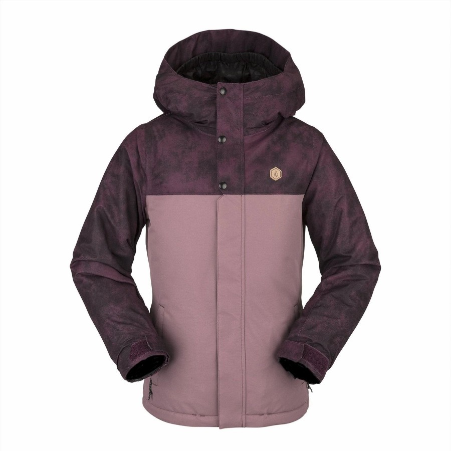 Jackets * | Volcom Sass'N'Frass Insulated Jacket 2022 Acid Merlot