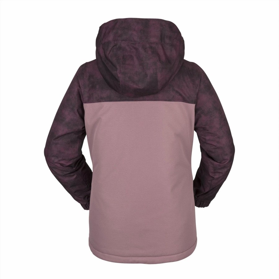 Jackets * | Volcom Sass'N'Frass Insulated Jacket 2022 Acid Merlot