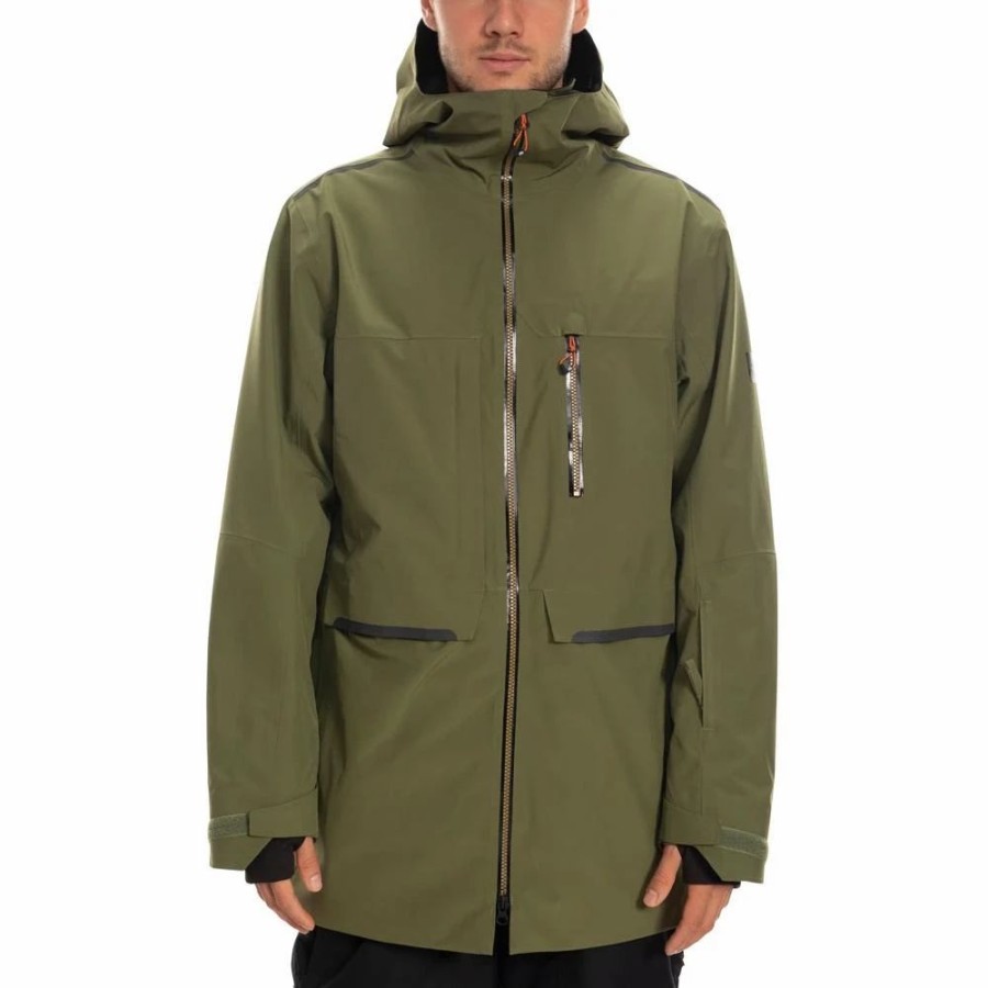 Jackets * | 686 Glcr Eclipse Jacket 2020 Surplus Green