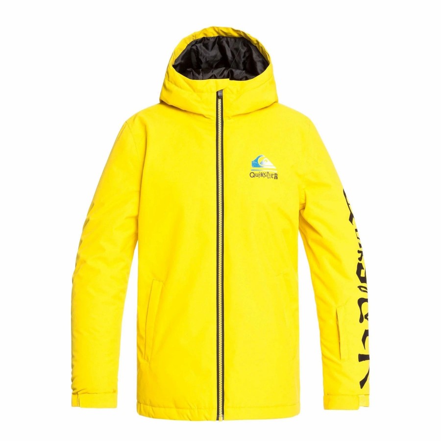 Jackets * | Quiksilver In The Hood Youth Jacket 2020 Sulphur