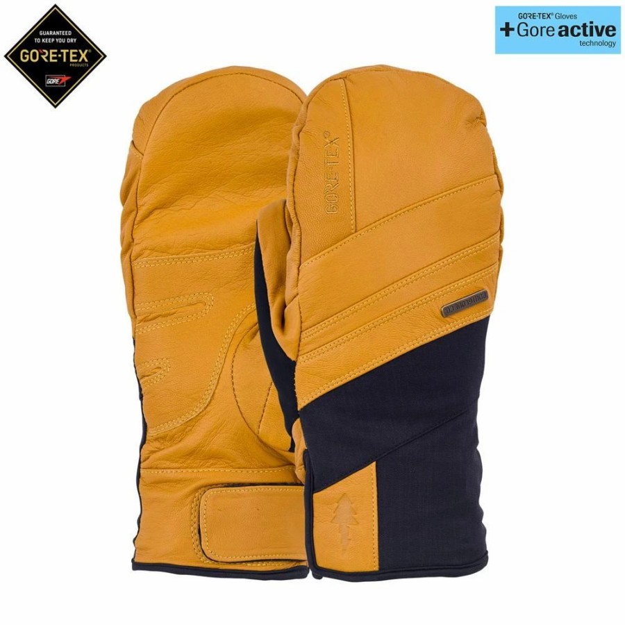 Gloves & Mitts * | Pow Gloves Pow Royal Gtx Mitt +Active 2022 Buckhorn Brown