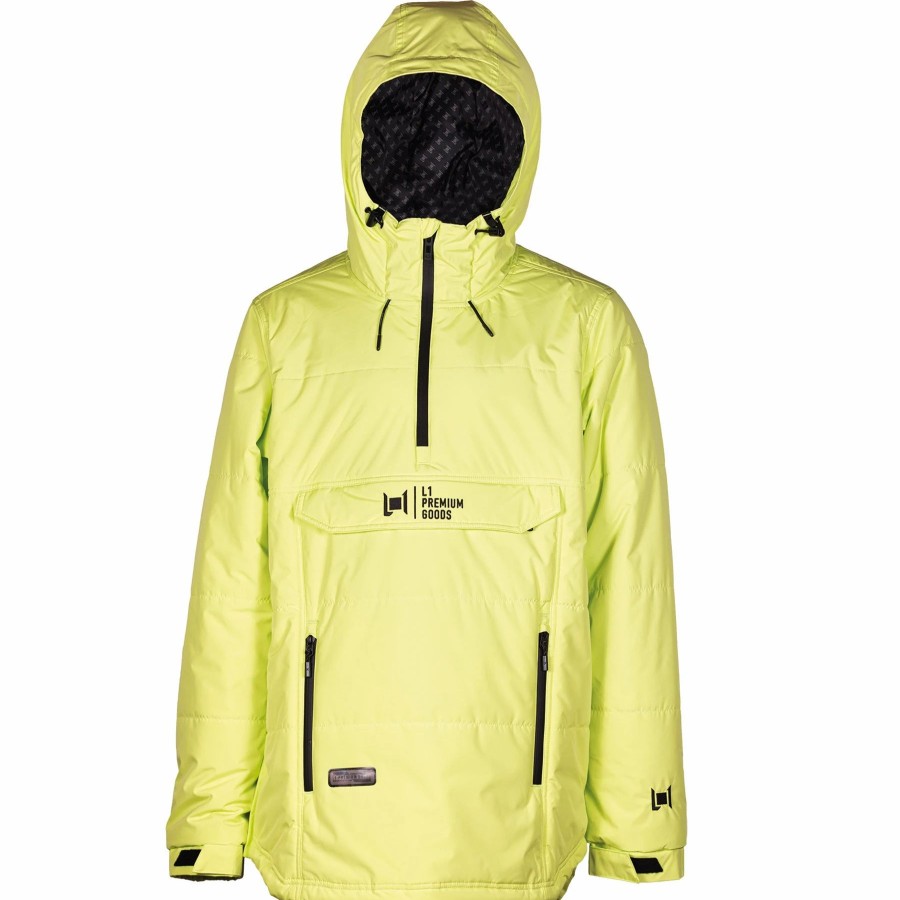 Jackets * | L1 Aftershock Jacket 2022 Bright Lime