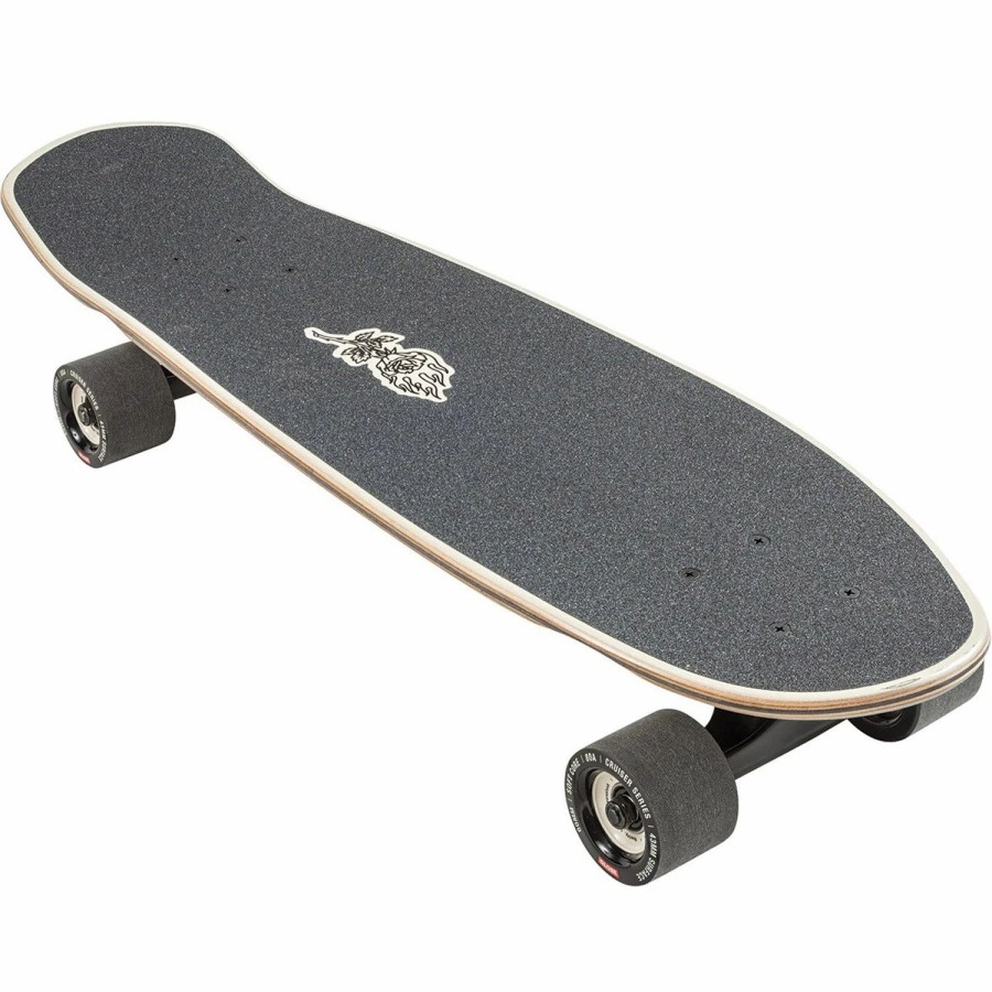 Skate * | Globe Skateboards Trooper Off White Rose 27 Cruiser Complete Skateboard Offwhite/Rose