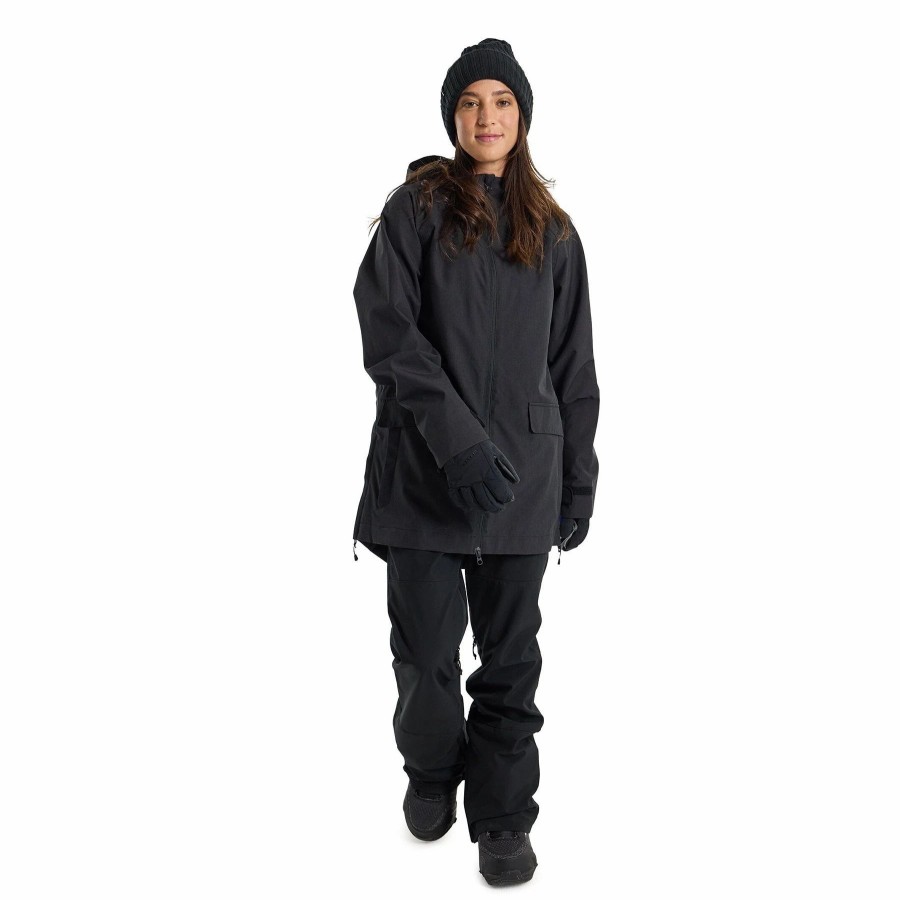 Jackets * | Burton Womens Lalik Jacket 2023 True Black