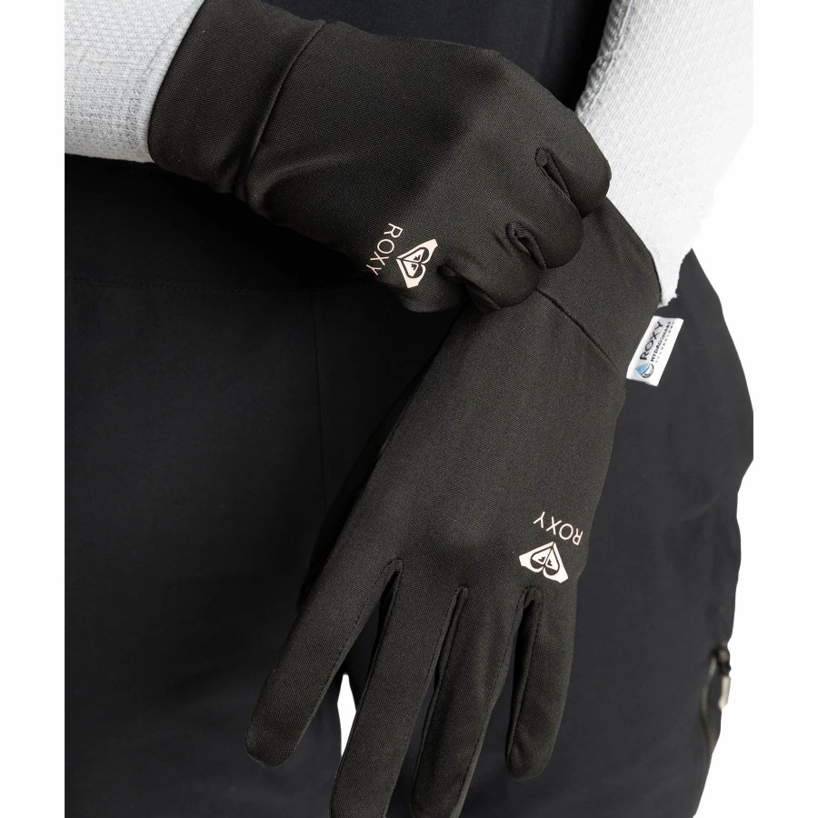 Gloves & Mitts * | Roxy Hydrosmart Liner 2023 True Black