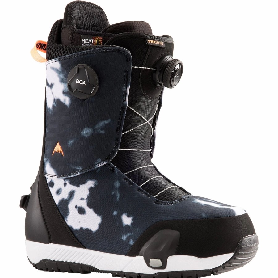 Boots * | Burton Swath Step On Boot 2022 Black/Print