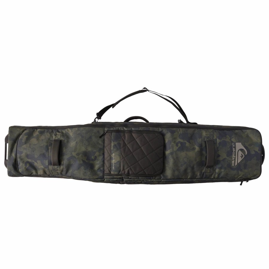 Bags * | Quiksilver Platted Boardbag 2023 True Black Fade Out Camo