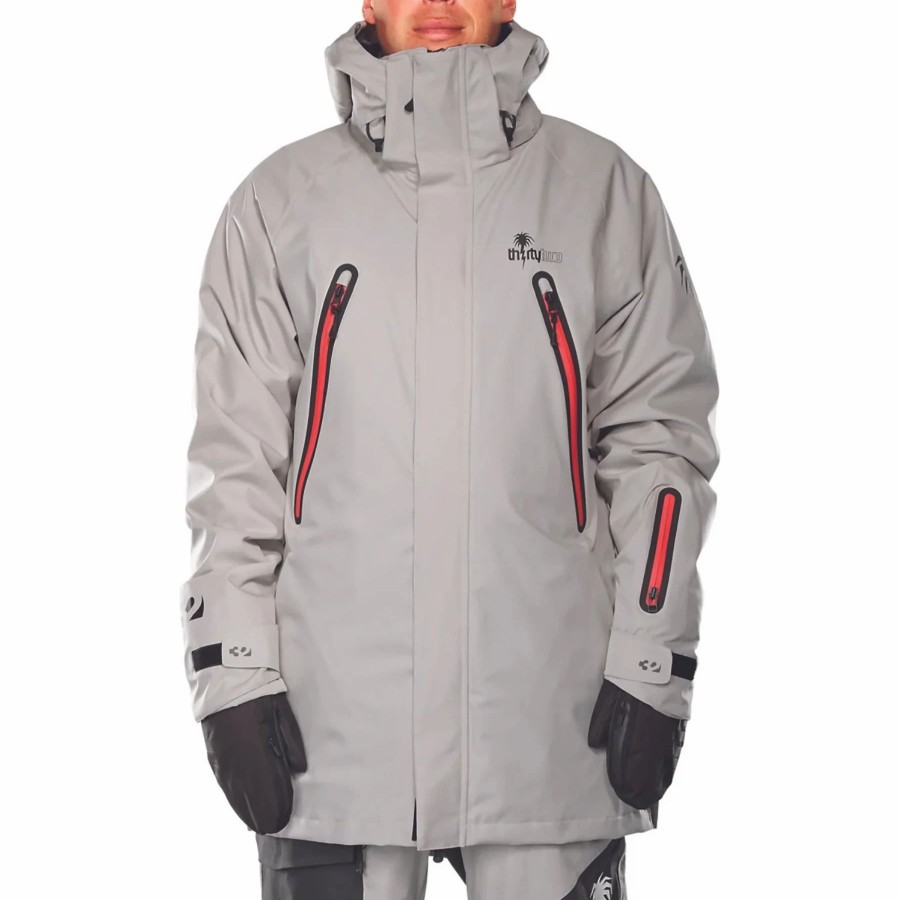 Jackets * | Thirtytwo Spring Break Pintail Powder Parka 2023 Gravel