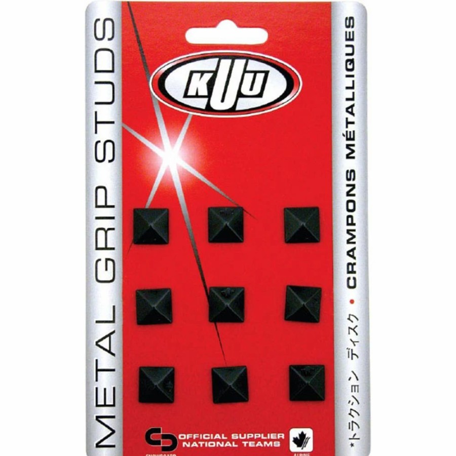 Bags * | Kuu Metal Grip Studs Black