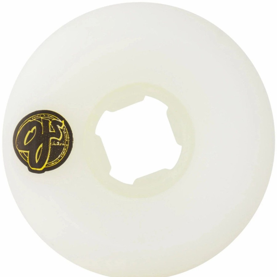 Skate * | Oj Wheels 53Mm Team Line Original White Purple/Yellow Hardline 99A Skateboard Wheels