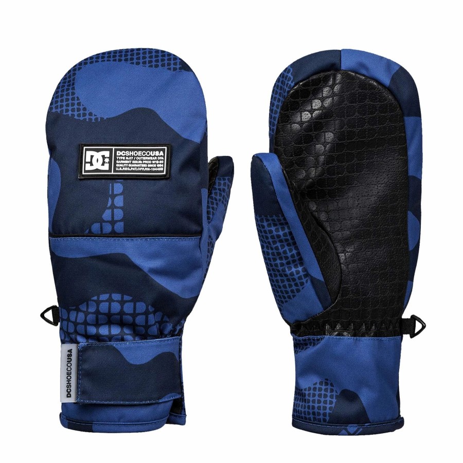 Gloves & Mitts * | Dc Franchise Youth Mitten 2020 Monaco Blue Youth Pill Camo