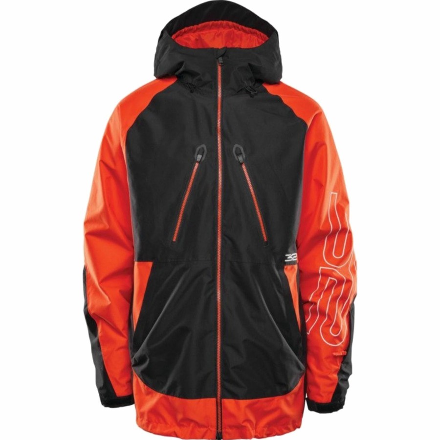 Jackets * | Thirtytwo Tm Jacket 2021 Black/Orange