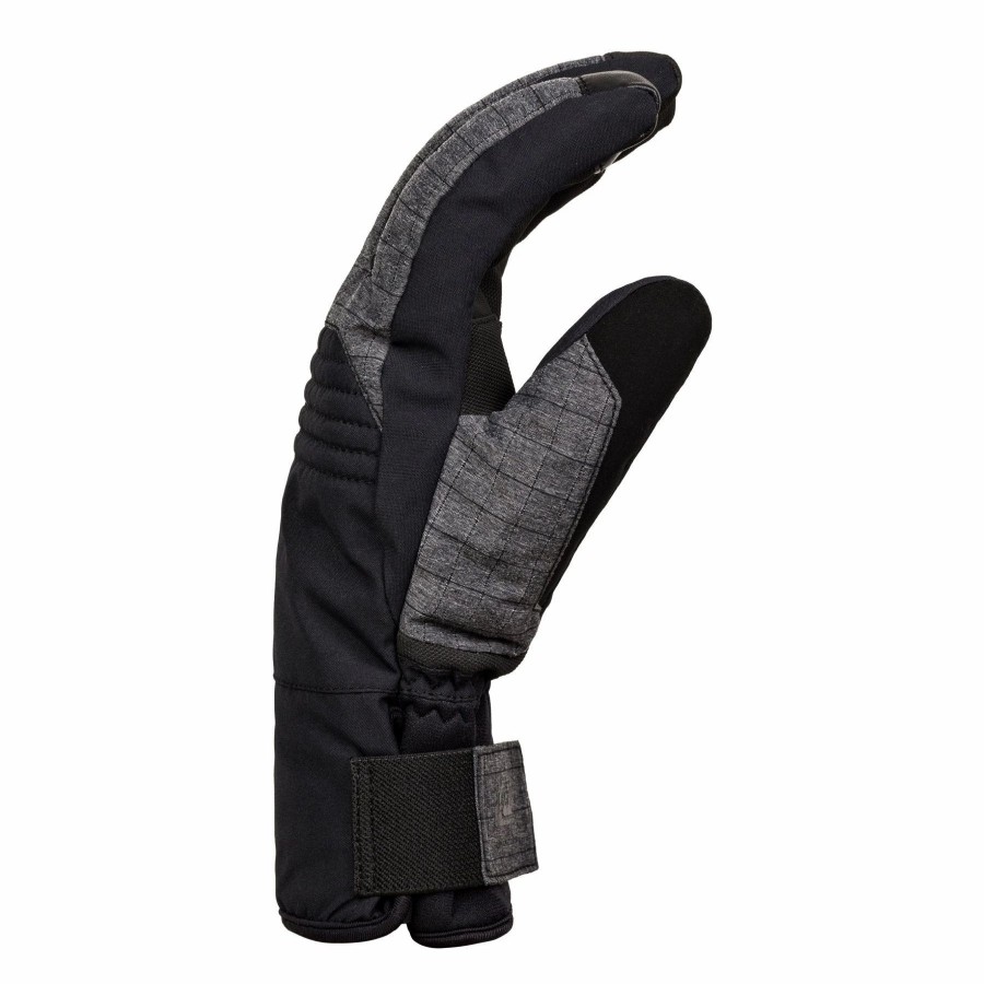 Gloves & Mitts * | Quiksilver Hill Gore-Tex Glove 2021 True Black