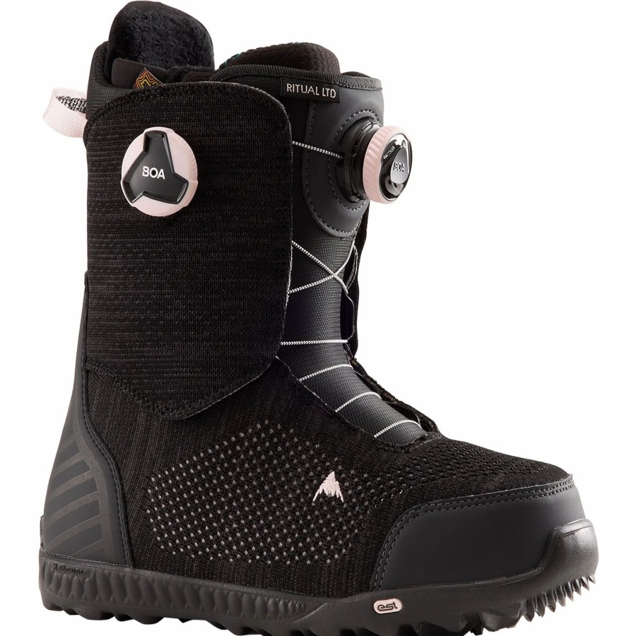 Boots * | Burton Ritual Ltd Boa 2022 Dark Gray / Pink